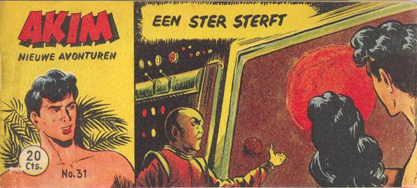 Cover:
Akim (Walter Lehning) C31 Een ster sterft
