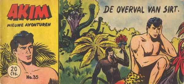 Cover:
Akim (Walter Lehning) C35 De overval van Sirt
