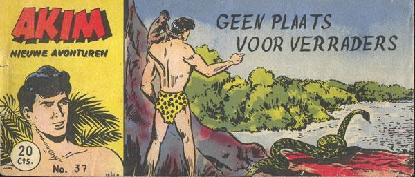 Cover:
Akim (Walter Lehning) C37 Geen plaats voor verraders
