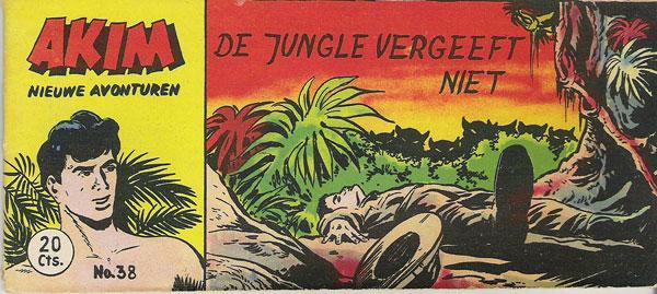 Cover:
Akim (Walter Lehning) C38 De jungle vergeeft niet
