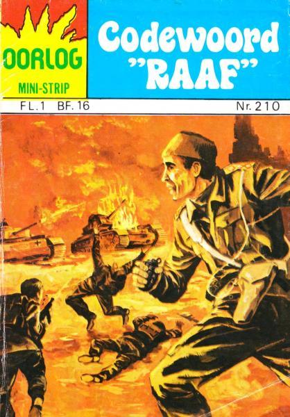 Cover:
Oorlog mini-strip 210 Codewoord 'Raaf'
