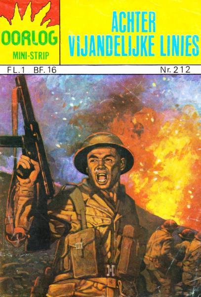 Cover:
Oorlog mini-strip 212 Achter vijandelijke linies
