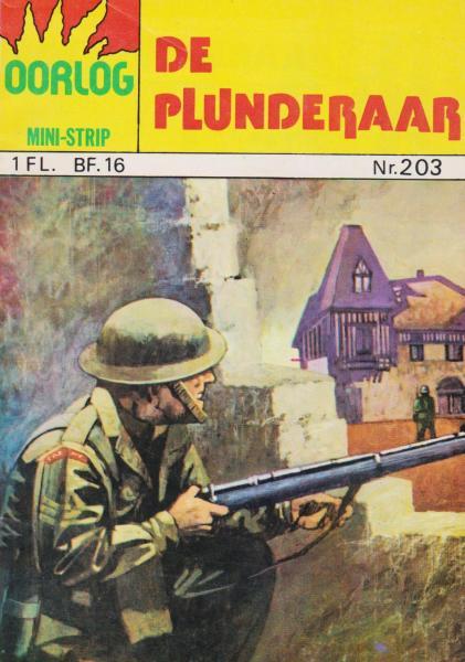 Cover:
Oorlog mini-strip 203 De plunderaar
