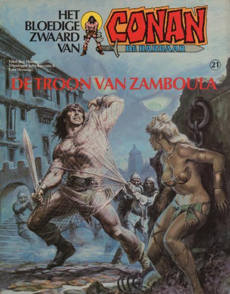 
Het bloedige zwaard van Conan de barbaar 21 De troon van Zamboula
