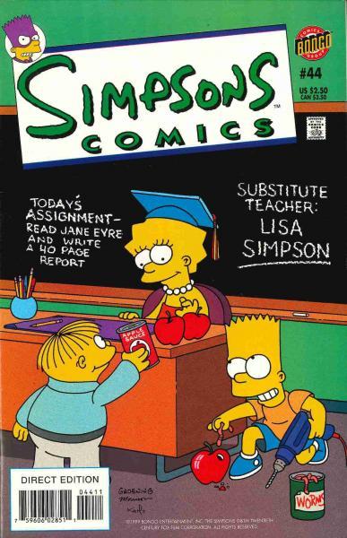 
Simpsons Comics 44 The Prime of Miss Lisa Simpson

