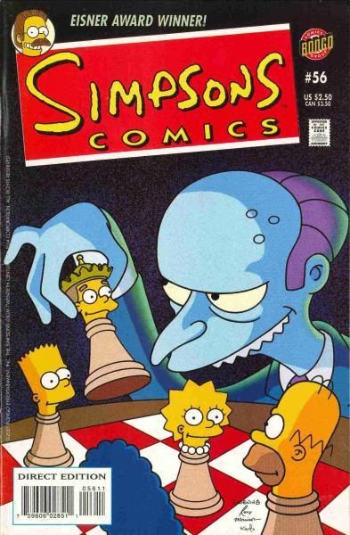 
Simpsons Comics 56 The Yes-Man Who Would Be King
