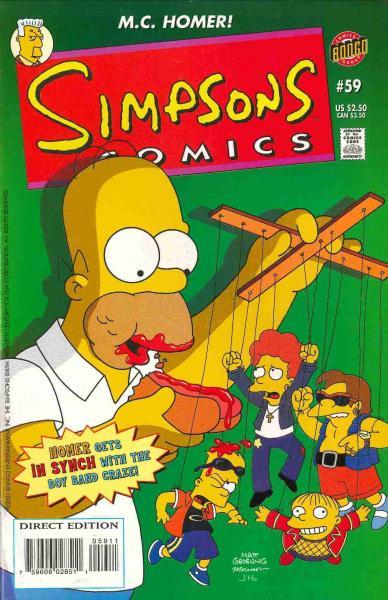 
Simpsons Comics 59 Faking the Band
