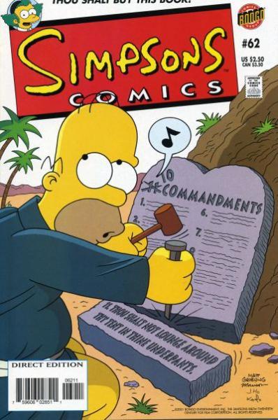
Simpsons Comics 62 Bart Simpson's Bible Stories
