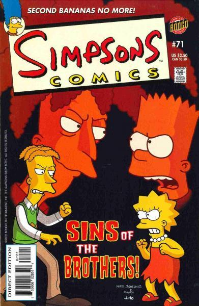 
Simpsons Comics 71 Simpson / Sideshow Sibling Smackdown
