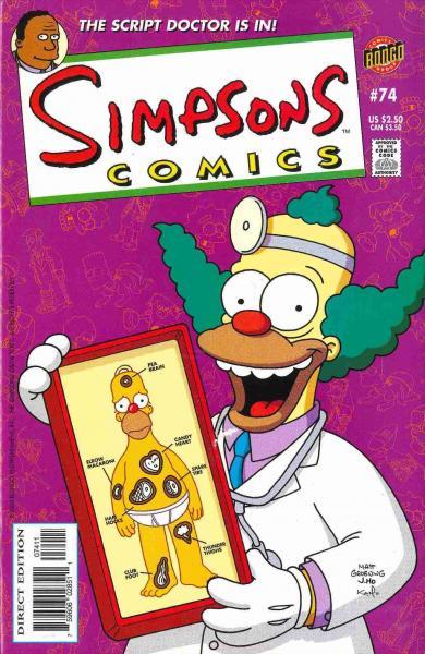 
Simpsons Comics 74 Laughter is the Worst Medicine
