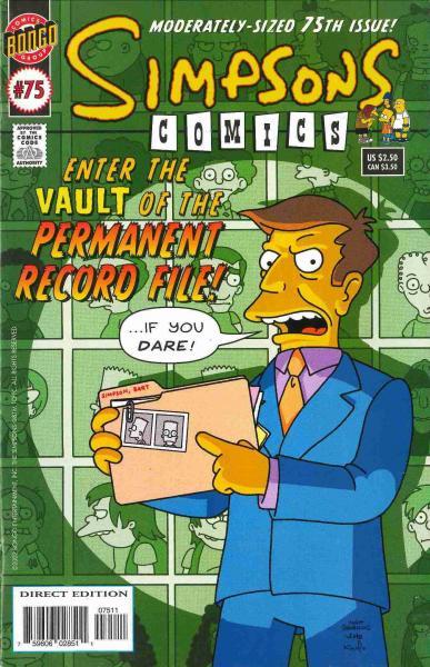 
Simpsons Comics 75 ...The Permanent Record Room!
