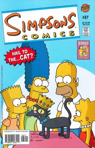 
Simpsons Comics 87 Hail to the Cat
