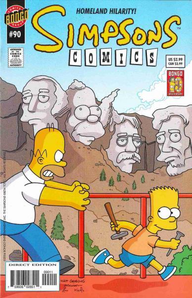 
Simpsons Comics 90 Homer's America

