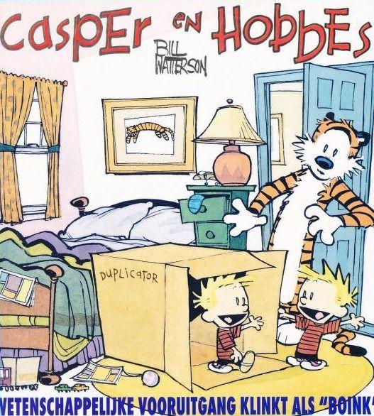 Cover:
Casper en Hobbes 6 Wetenschappelijke vooruitgang klinkt als "boink"
