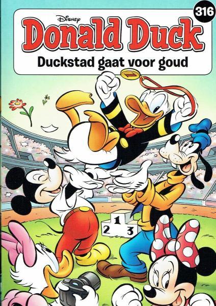 Donald Duck pocket (3e reeks) 316 Duckstad gaat voor goud