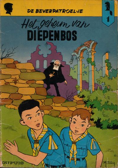 Cover:
De beverpatroelje 1 Het geheim van Diepenbos
