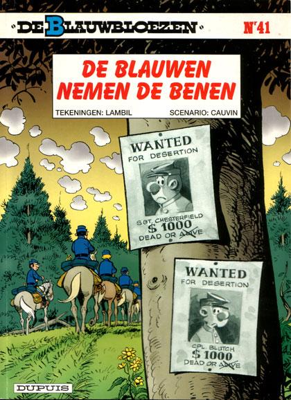 Cover:
De Blauwbloezen 41 De Blauwen nemen de benen

