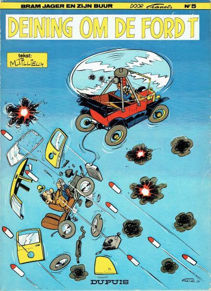 Cover:
Bram Jager en zijn buur 5 Deining om de Ford T
