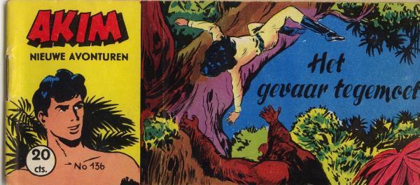 Cover:
Akim (Walter Lehning) C136 Het gevaar tegemoet
