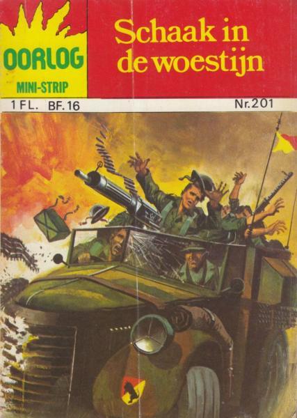 Cover:
Oorlog mini-strip 201 Schaak in de woestijn
