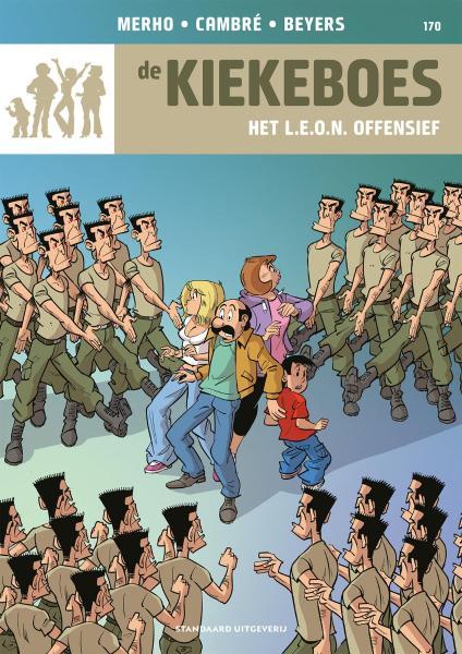 Cover:
De Kiekeboes 170 Het L.E.O.N. offensief
