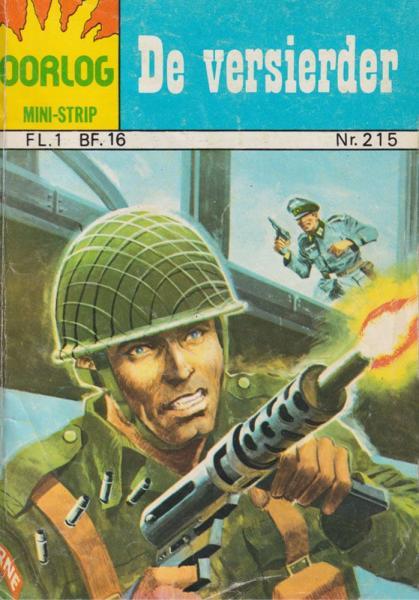 Cover:
Oorlog mini-strip 215 De versierder
