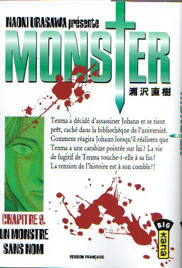 Cover:
Monster (Urasawa) 9 Un monstre sans nom
