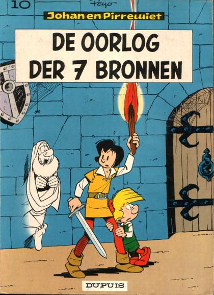 Cover:
Johan en Pirrewiet 10 De oorlog der 7 bronnen
