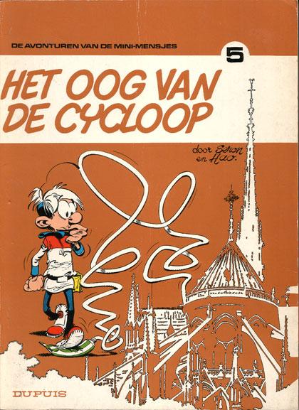 Cover:
De mini-mensjes 5 Het oog van de cycloop
