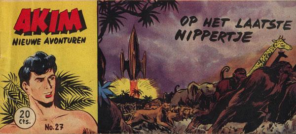 Cover:
Akim (Walter Lehning) C27 Op het laatste nippertje
