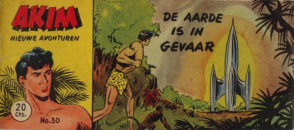 Cover:
Akim (Walter Lehning) C30 De aarde is in gevaar
