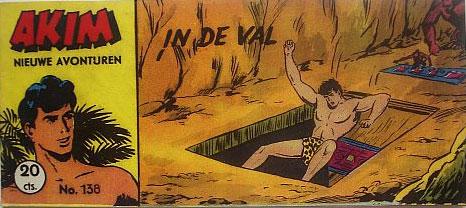 Cover:
Akim (Walter Lehning) C138 In de val

